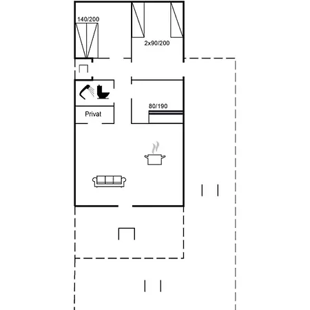Mile - 260m From The Sea By Interhome Bøtø By